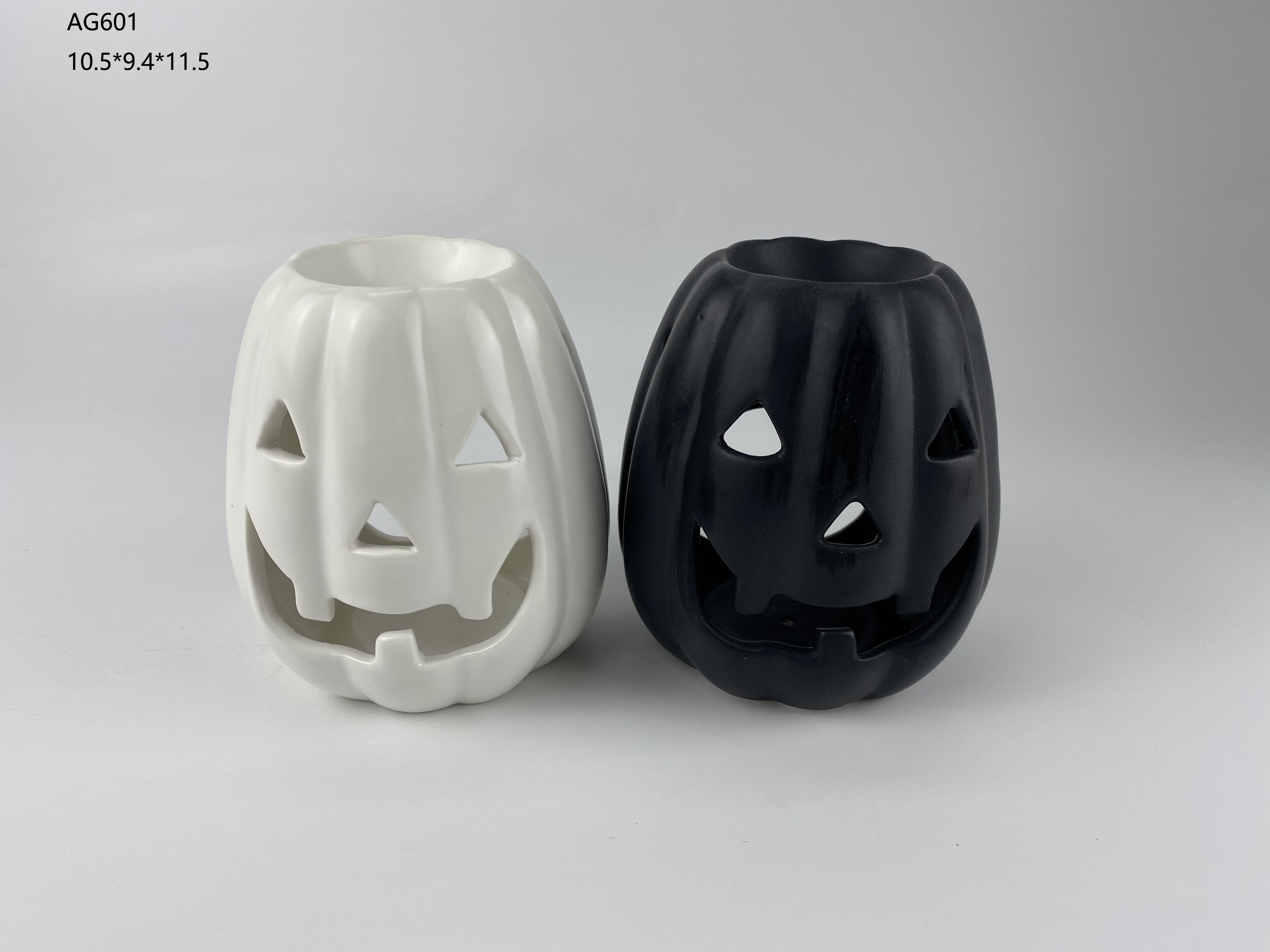 Pumpkin Shape Essential Oil Burner Wax Melt Burners Aromatherapy Aroma Burner Ceramic Oil Diffuser Candle Tealight Holder Home