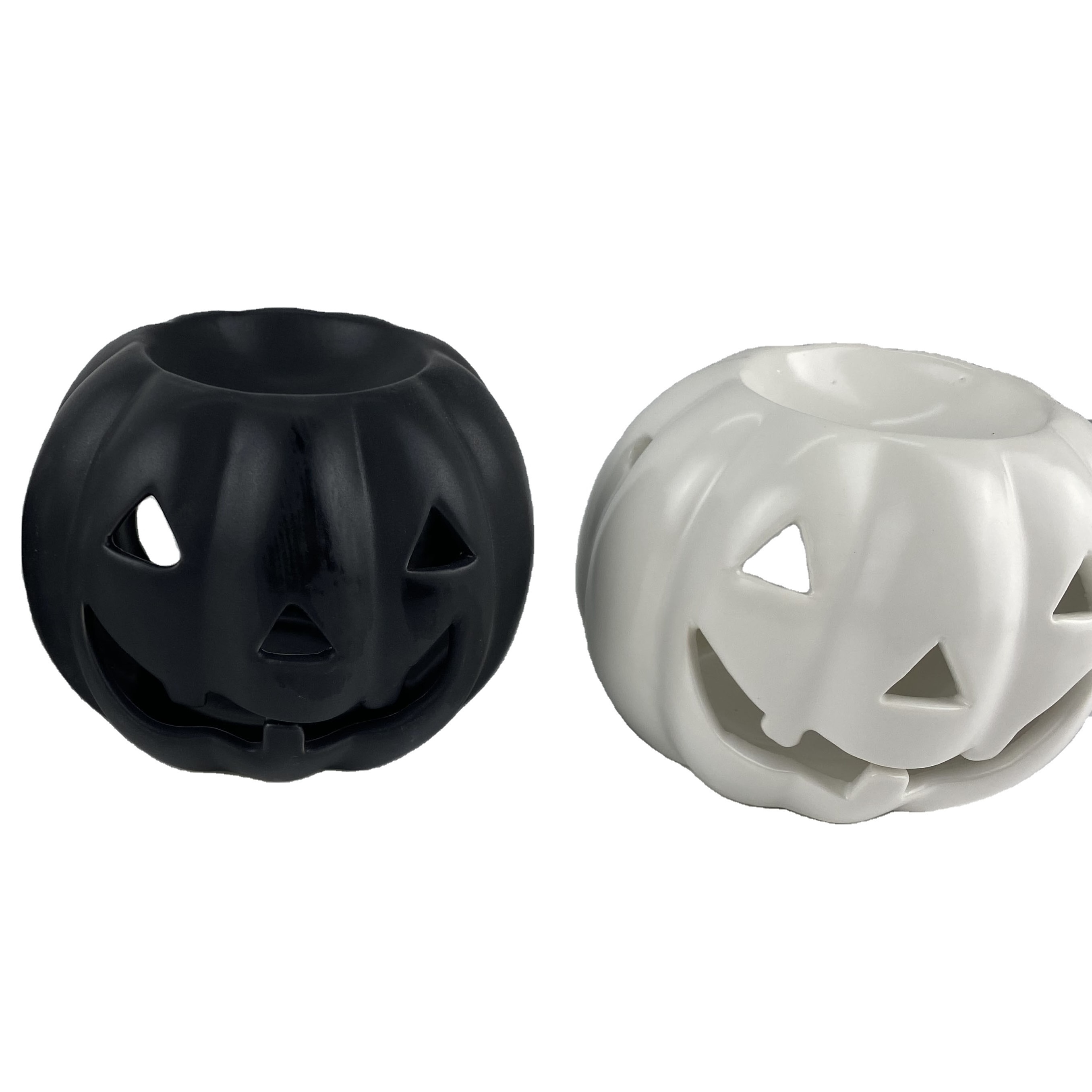 Pumpkin Shape Essential Oil Burner Wax Melt Burners Aromatherapy Aroma Burner Ceramic Oil Diffuser Candle Tealight Holder Home