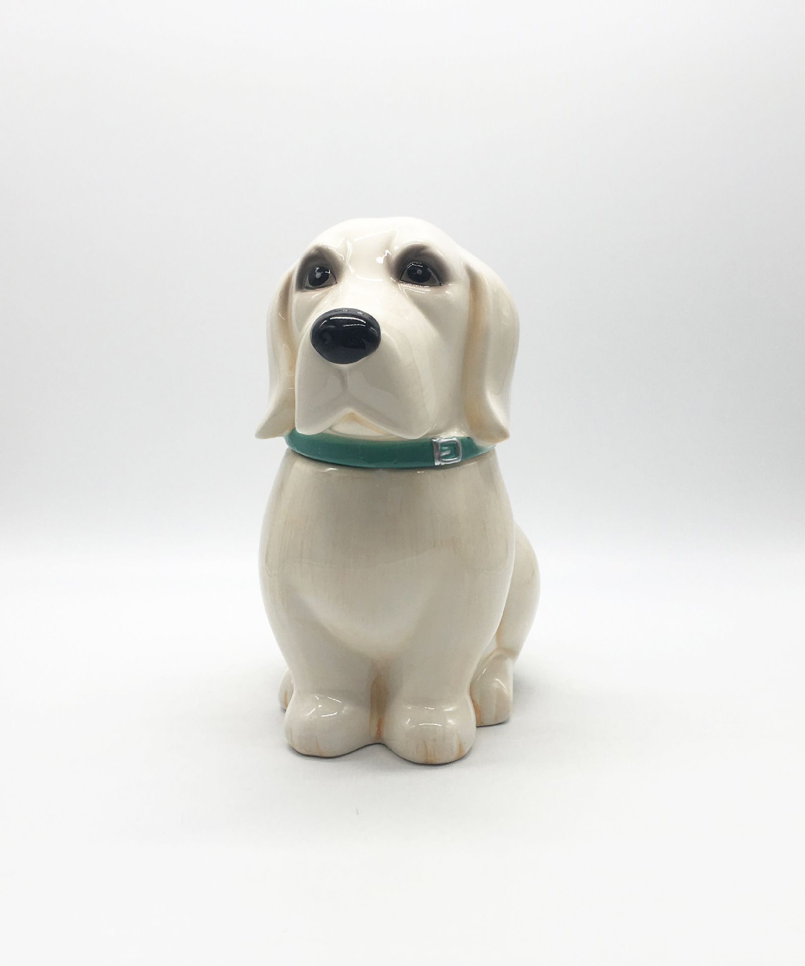 3D Dog Cartoon Ceramic Cookie Jar, Custom Candy Food Treat Containers Jar