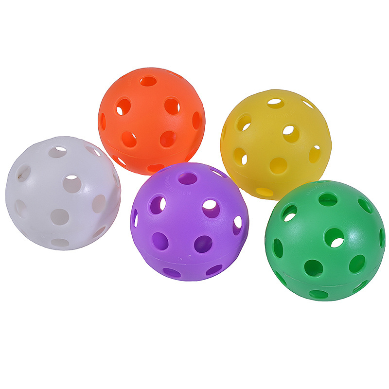 Swing Practice Training Perforated Airflow Swing Plastic Play Balls Baseball Softball Hollow Golf Practice Training Sports Balls