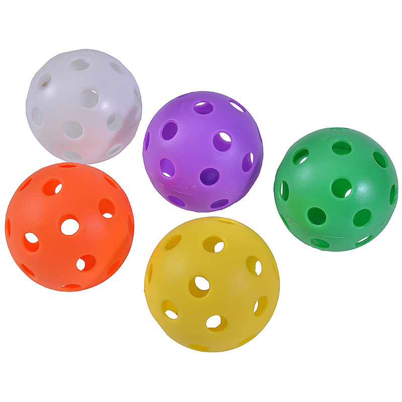 Swing Practice Training Perforated Airflow Swing Plastic Play Balls Baseball Softball Hollow Golf Practice Training Sports Balls