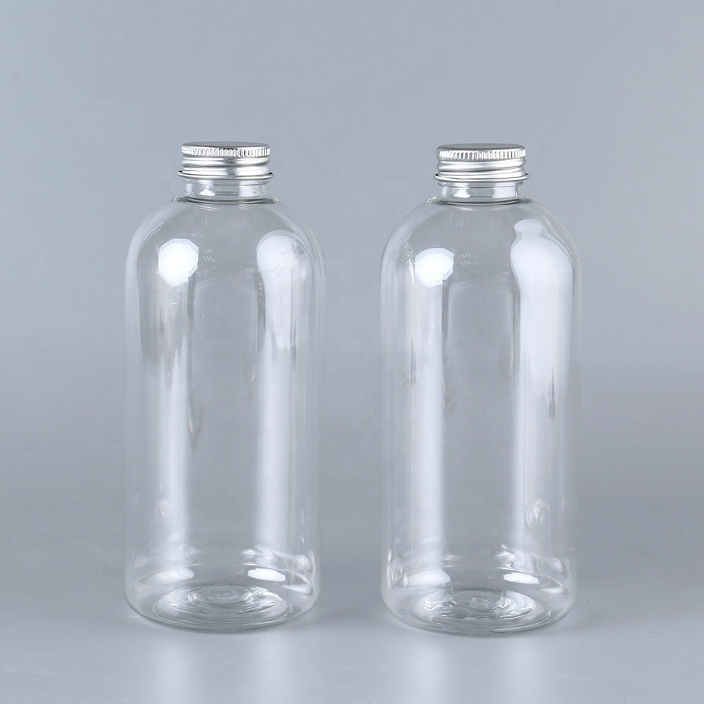 Transparent OEM PET Plastic Bottle With Logo High Quality Plastic Can Soda Drinking Bottle With Aluminum Cans