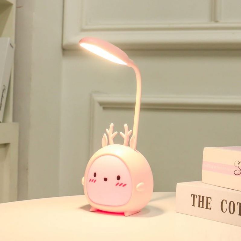 Hot sale usb rechargeable desk cute dormitory reading eye protection bedroom led table lamps