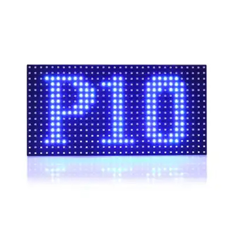 High brightness Led Scrolling Text Board Blue Color Advertising Led Display P10 Outdoor Electronic Led Message Sign