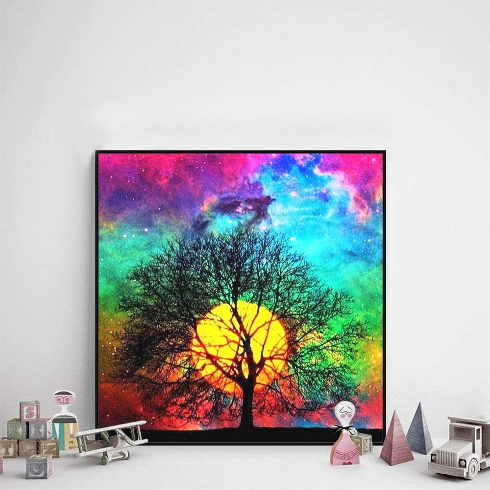 5D diamond painting kit full diamond art craft canvas supply suitable for adults and children home wall decoration