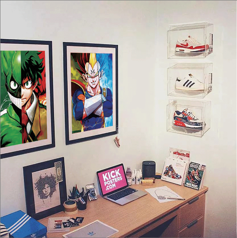 2022 Anime Poster One Piece Anime Artwork 3D Triple Transition Flip Poster Wall Art Decoration Lens Poster Portrait Painting