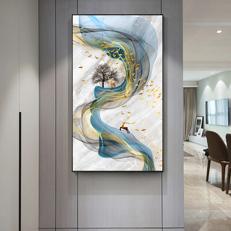 Abstract Wall Decor Art Crafts Modern Prints Landscape Oil Paintings Animal Poster Printing Nordic Canvas Painting