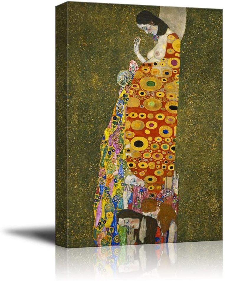 Modern Abstract  Famous Paintings Hotel Gold Foil Canvas Wall Art Van Gogh Gustav Klimt Hand Painted Oil Painting