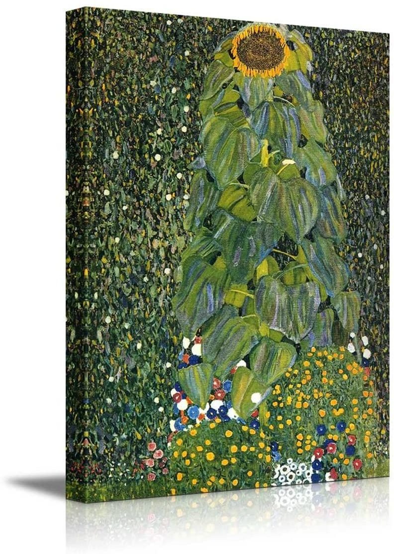 Modern Abstract  Famous Paintings Hotel Gold Foil Canvas Wall Art Van Gogh Gustav Klimt Hand Painted Oil Painting