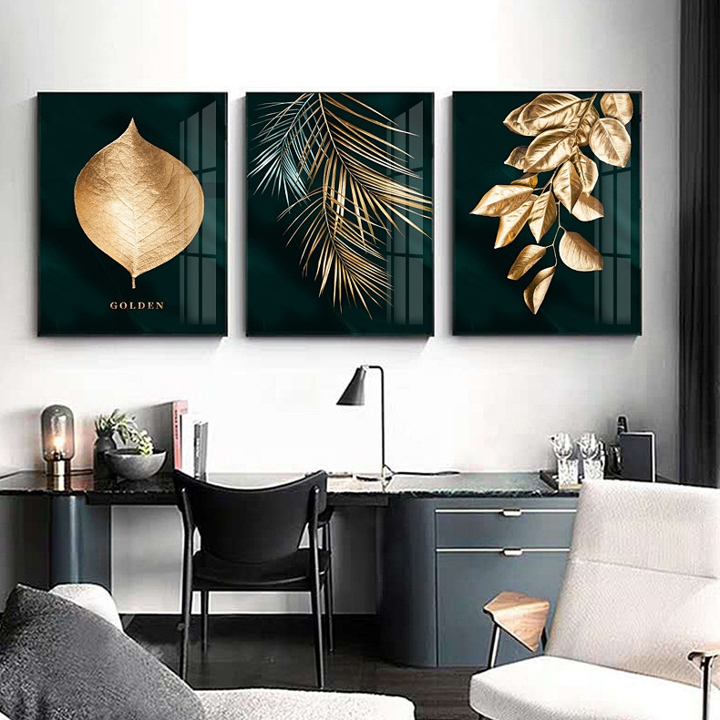 Crystal porcelain living room decoration painting living room modern minimalist high-end atmosphere light luxury mural