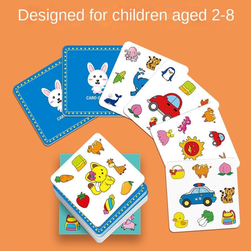 Free Sample Kids Memory Game Affirmation Card Custom Playing Cards