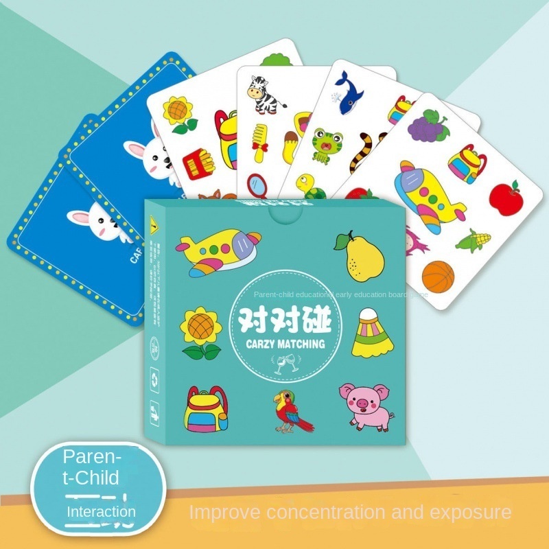 Free Sample Kids Memory Game Affirmation Card Custom Playing Cards