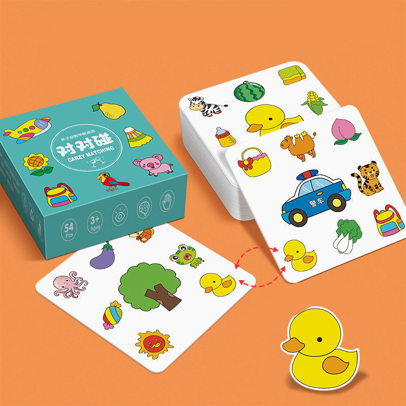 Free Sample Kids Memory Game Affirmation Card Custom Playing Cards