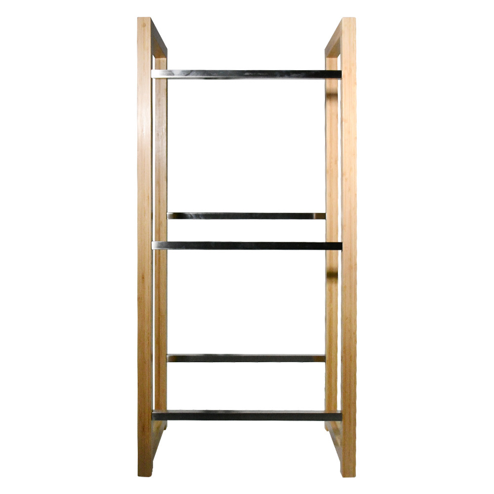 Wine Rack,Stackable Large Capacity Beer Box Storage Rack For Bar, 3 Tier Wood And Metal Storage Rack Stand  Freestanding