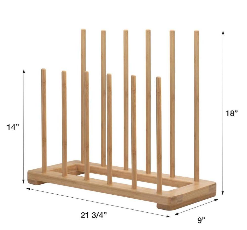 Entryway 2 Tiers Free Stand Natural Shoe Organizer Bamboo Boot Rack