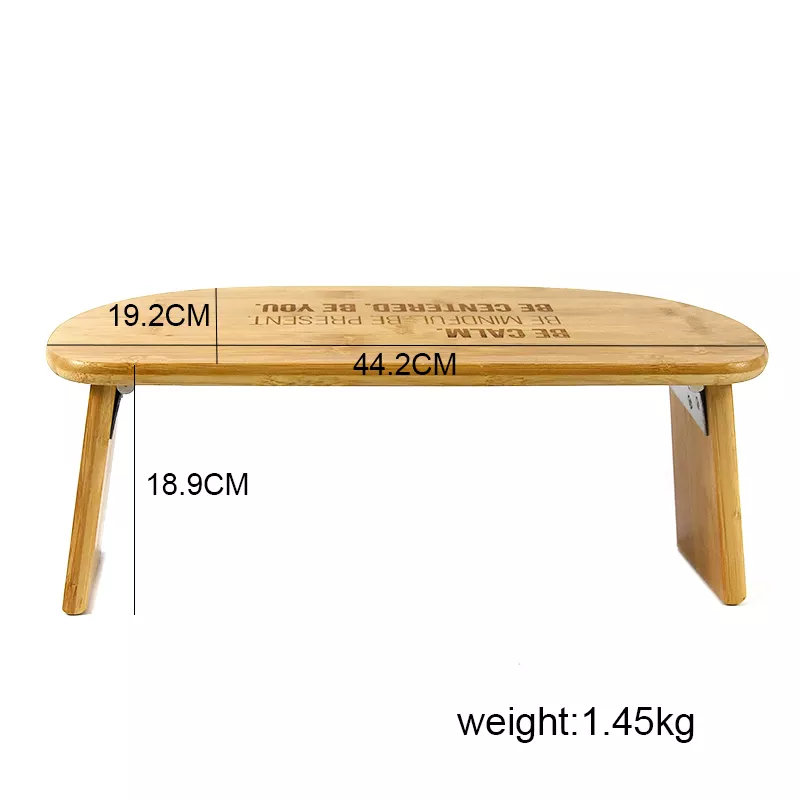 Bamboo  Folding Meditation Bench - Foldable Bench for Yoga