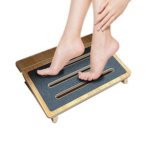 Portable Slanted Non-Slip Wooden Step Stool for Home and Office Chairs