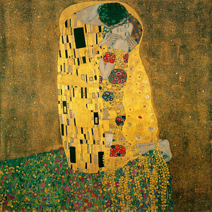 Gustav klimt picture famous artwork cop y handpainted oil canvas painting stock tree of life the kiss wall art gold foil