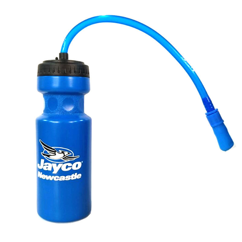 Water 22oz Sport Bottle With Straw Lid Big Mouth Hockey