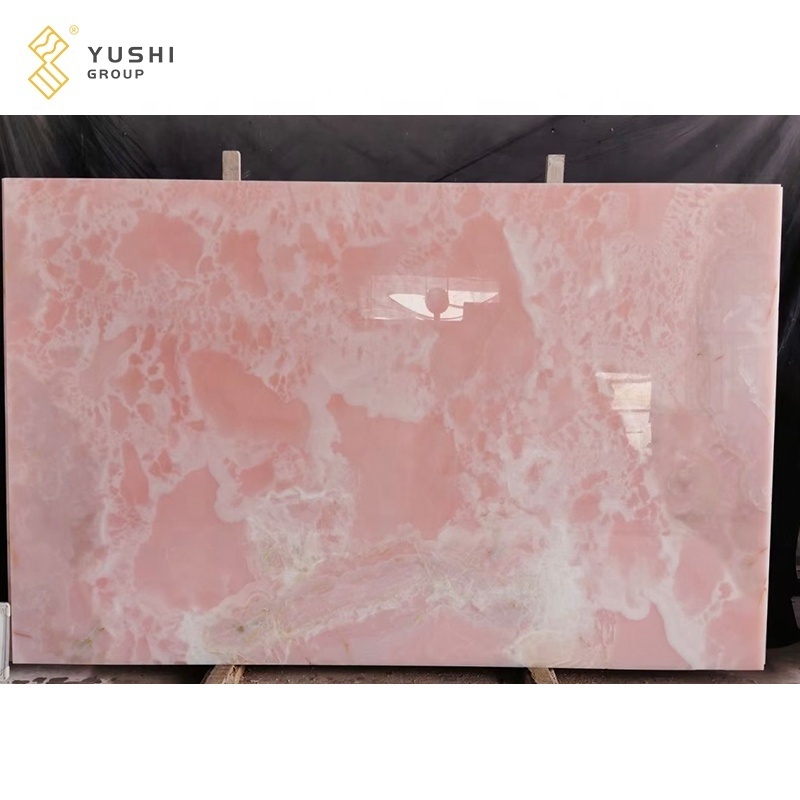 Yushi Group marble Pink Onyx Slab Elegant Marble for Home Decor and Construction Projects marble  Onyx Slabs