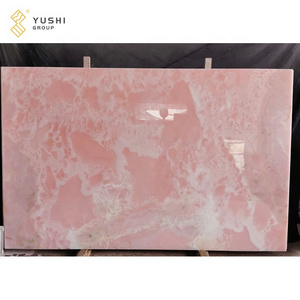 Yushi Group marble Pink Onyx Slab Elegant Marble for Home Decor and Construction Projects marble  Onyx Slabs