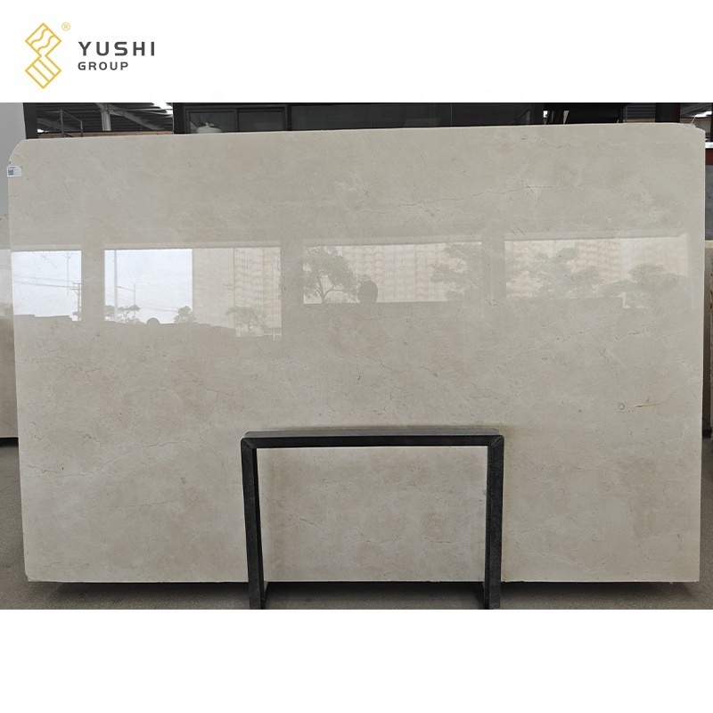 Yushi Group Factory Price Travertine Tile Beige Color Cheap Price Crema Marfil Marble Bathroom Kitchen Decor Tiles