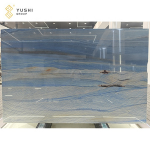 Yushi Group marble Azul Macaubas Quartzite  slab Luxury Stone Big Slabs for Floor and background  Quartzite Slabs