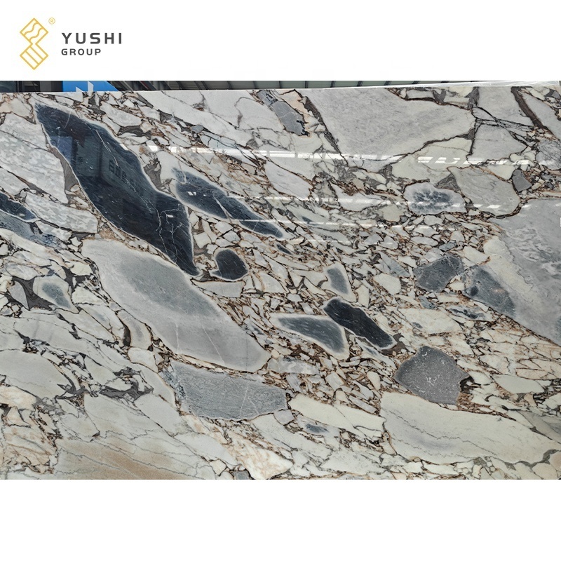 Yushi Group Chinese Bulgari marble slabs exterior and interior decoration natural stonefor Wall Decor and flooring