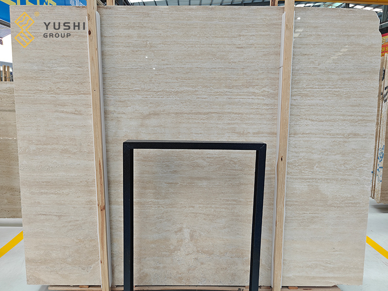 Yushi Group Roman Travertine Marble Slabs for Wall Table Flooring Durable and Elegant Stone Material