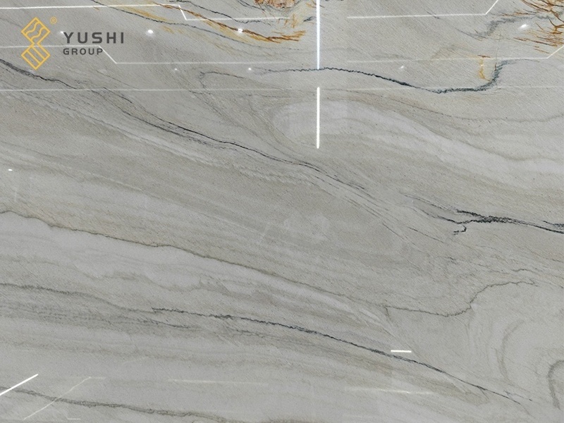 Yushi Group mable slabs Fusion Gold Quartzite for wall and flooring gold quartzite slabs