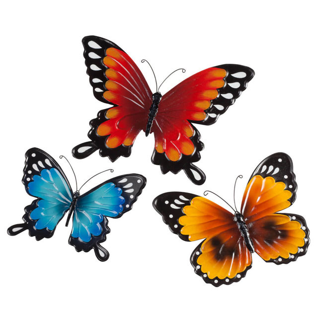 Metal Garden Butterflies hanging Wall Art Decoration