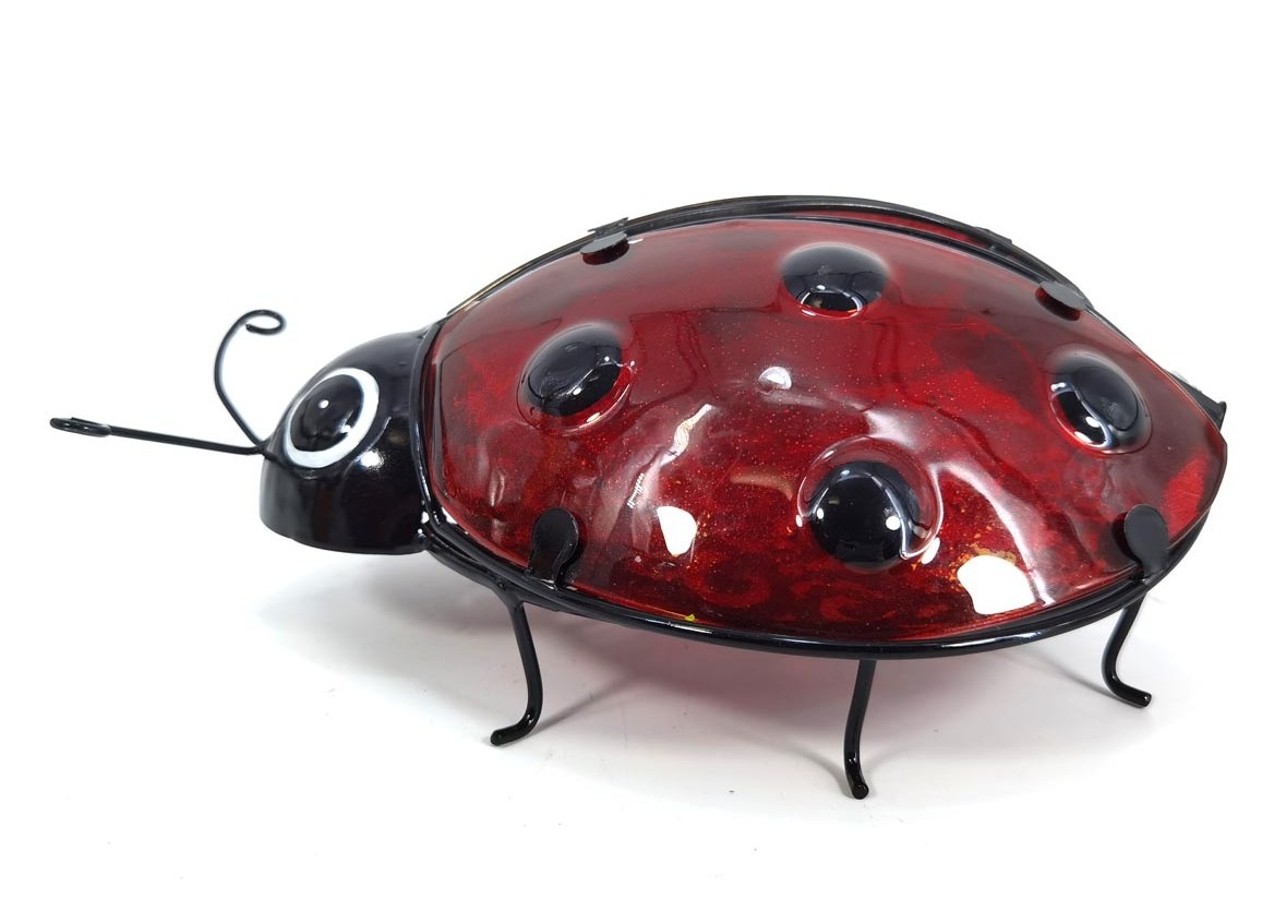 Outdoor Home Garden Decor Solar Led Ladybug Lights for Path