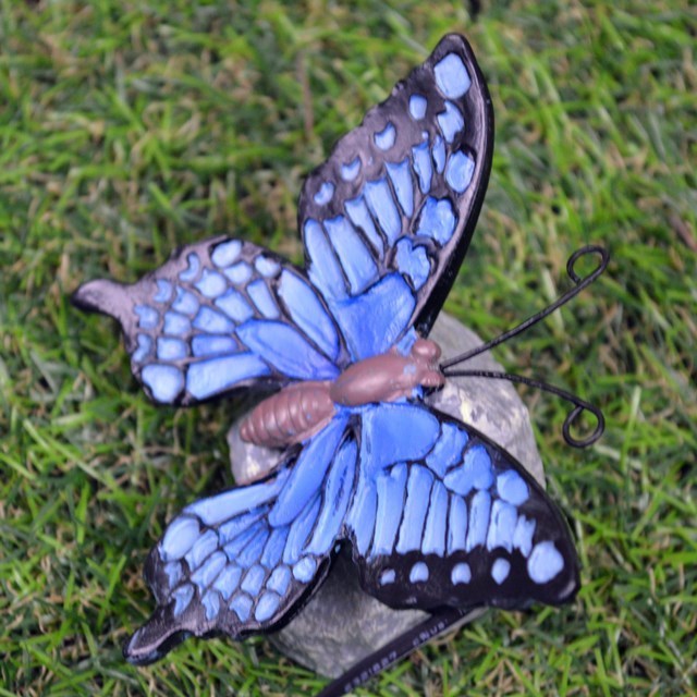 Garden light polyresin Solar Butterfly decoration