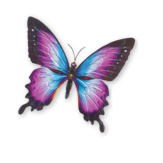 Set of 3 Metal Butterfly Sculpture Metal Wall art Decoration