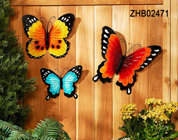 Metal Garden Butterflies hanging Wall Art Decoration