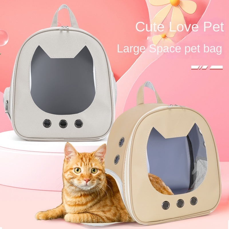 New Clear Oxford Cloth Portable Pet Backpack for Cats and Dogs