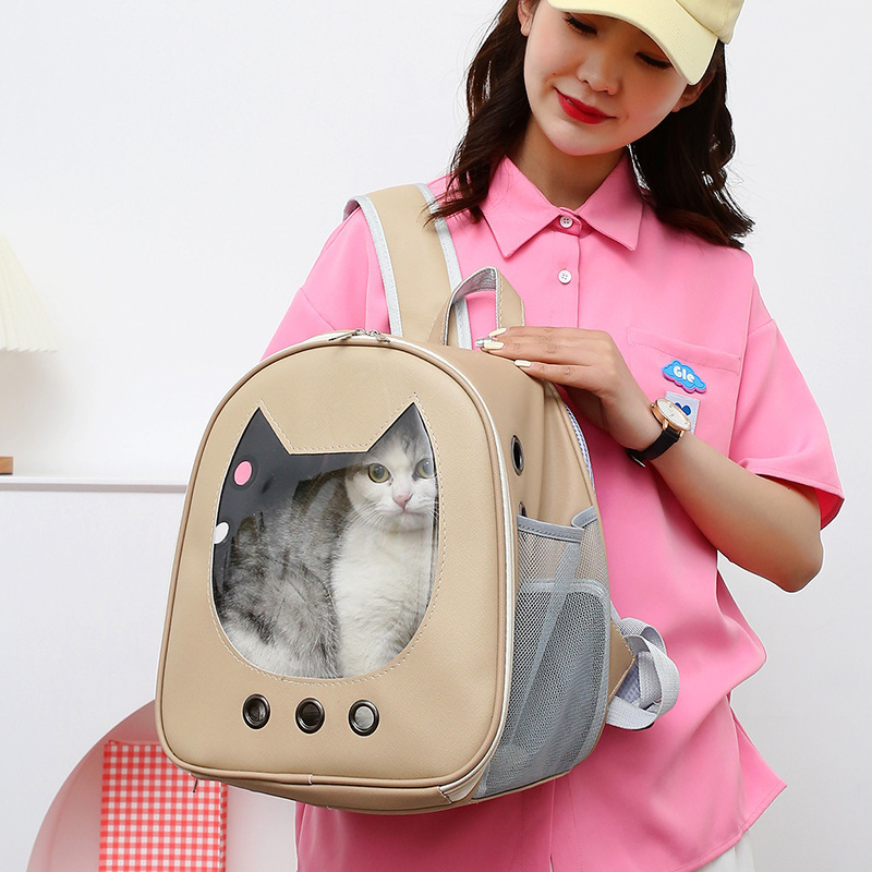 New Clear Oxford Cloth Portable Pet Backpack for Cats and Dogs