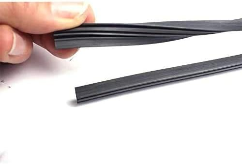 SPOTLESS Rubber Bracketless Wiper Blade Refill 7mm Front Window Windshield Windscreen Frameless Wiper Refills