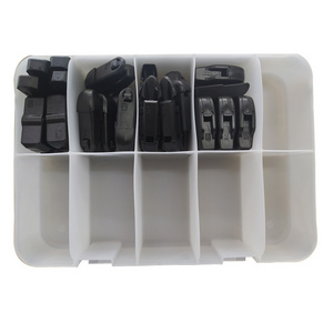 wiper blade adapter box for multi-fit windshield wiper blade adapters