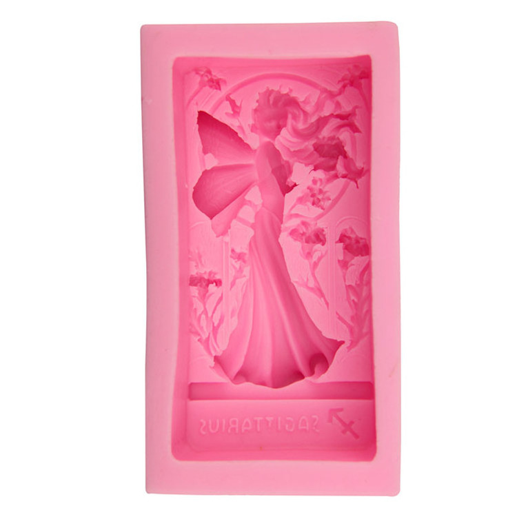 Fairy Angel Silicone Oval Set 3d Baby Silicone Mould Square Handmade Custom Soap Mold For Soap Mold