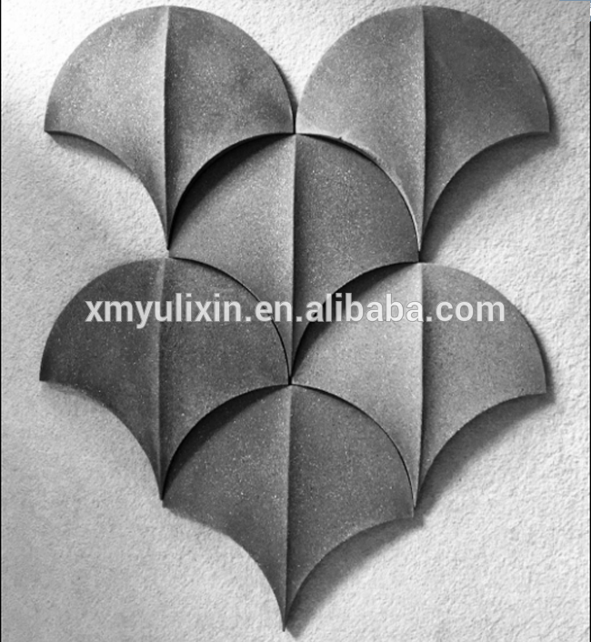 OEM High quality 3d geometrical cement pour gypsum designed house silicone wall brick panel molds concrete tile mold for cement