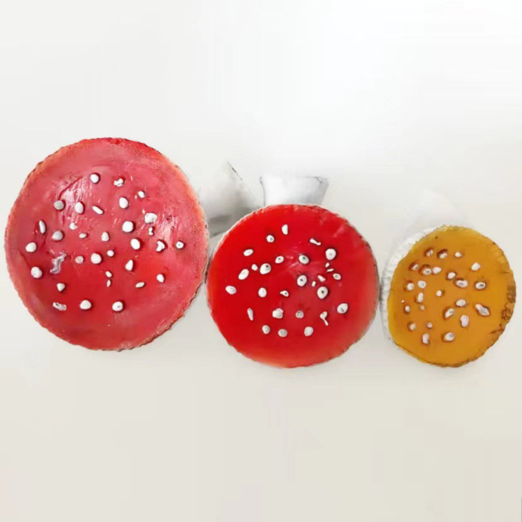 Mushroom Hanging Shelf Resin Wall Floating Shelf Mushroom Shape Home Decor Ornaments For Wall Hanging Shelves