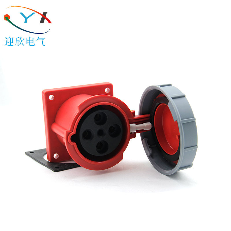 industrial socket 63a 125a waterproof industry plug and female industrial socket