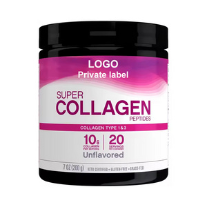 Custom Unflavored Collagen Peptide With ISO Certificated 100%Pure Peptide Collagen Powder For skin ,hair ,nail ,joint support