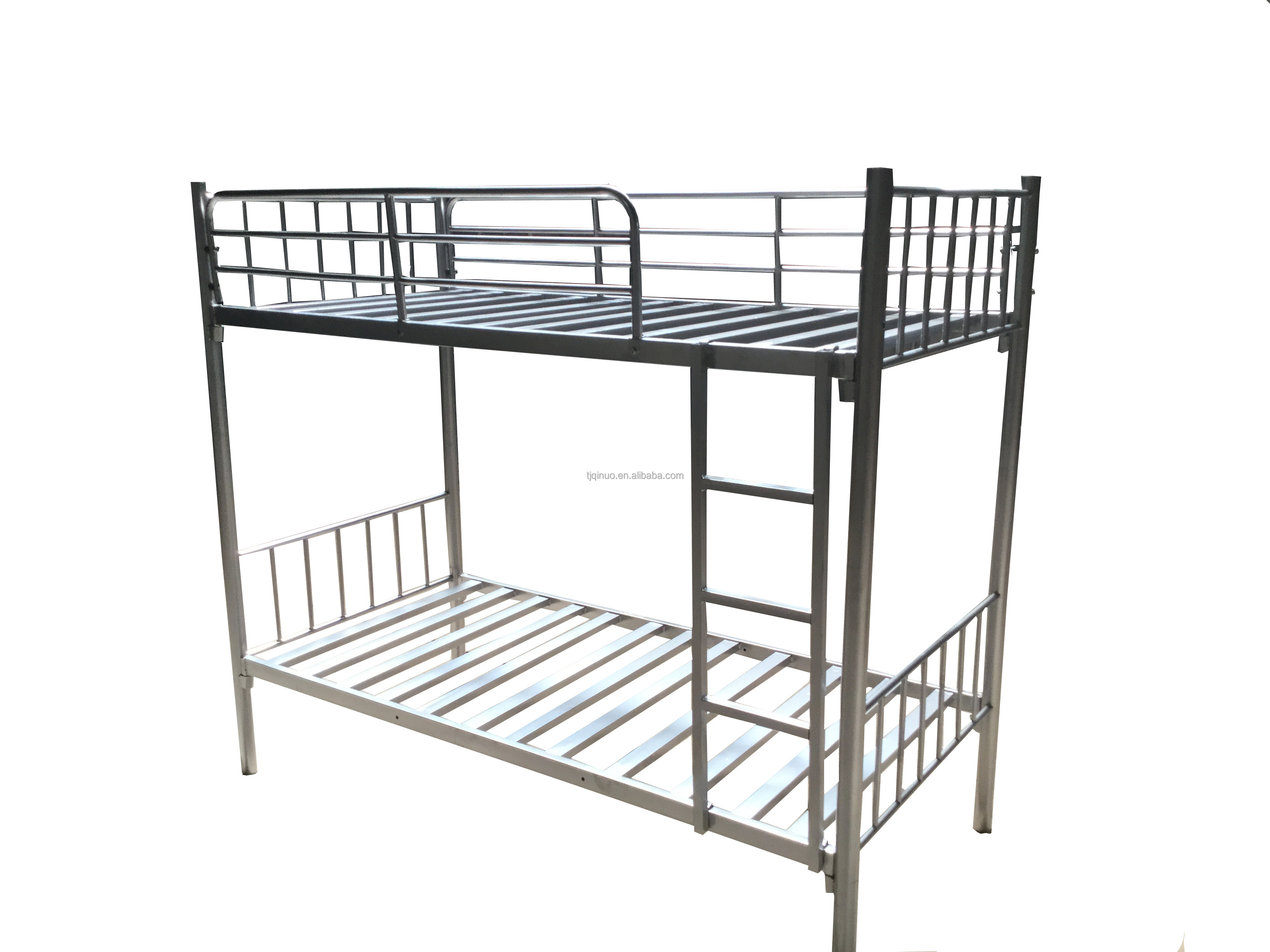 Design Double Queen Size Good Quality Heavy Duty Steel Metal Loft Bed Adult Wood Bunk Bed