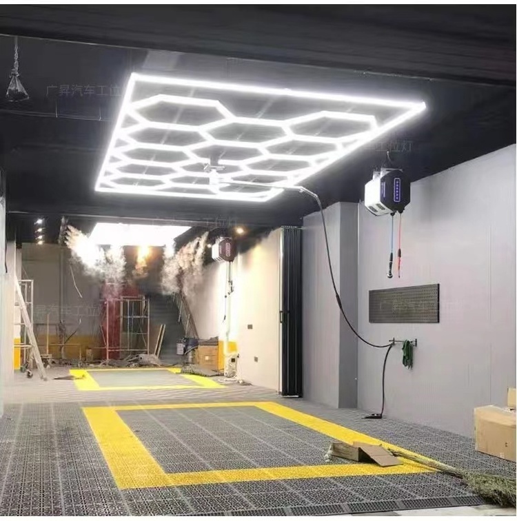 Custom Designed 8m Wide Under Car Garage Led Tunnel Light For 2 Cars Led Detailing Light