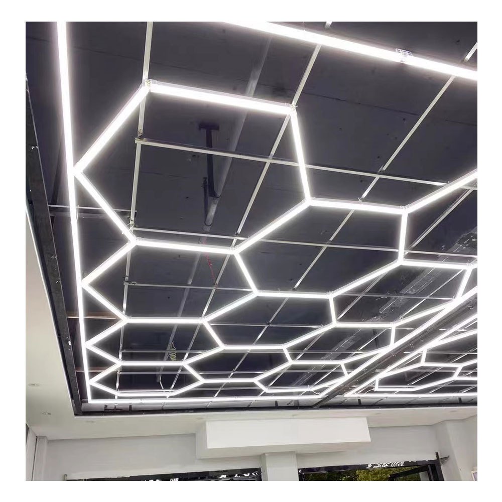 8 Feet *15.7 Feet Led Hexagon Detailing Led Home Hexagon Modular Ceiling Garage Light