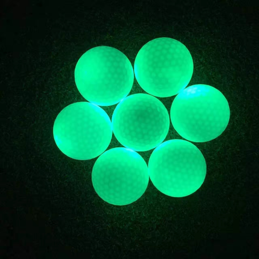 Night Sports Super Bright impact activated electronic Golf Balls Glowing in The Dark led impact activated led golf ball