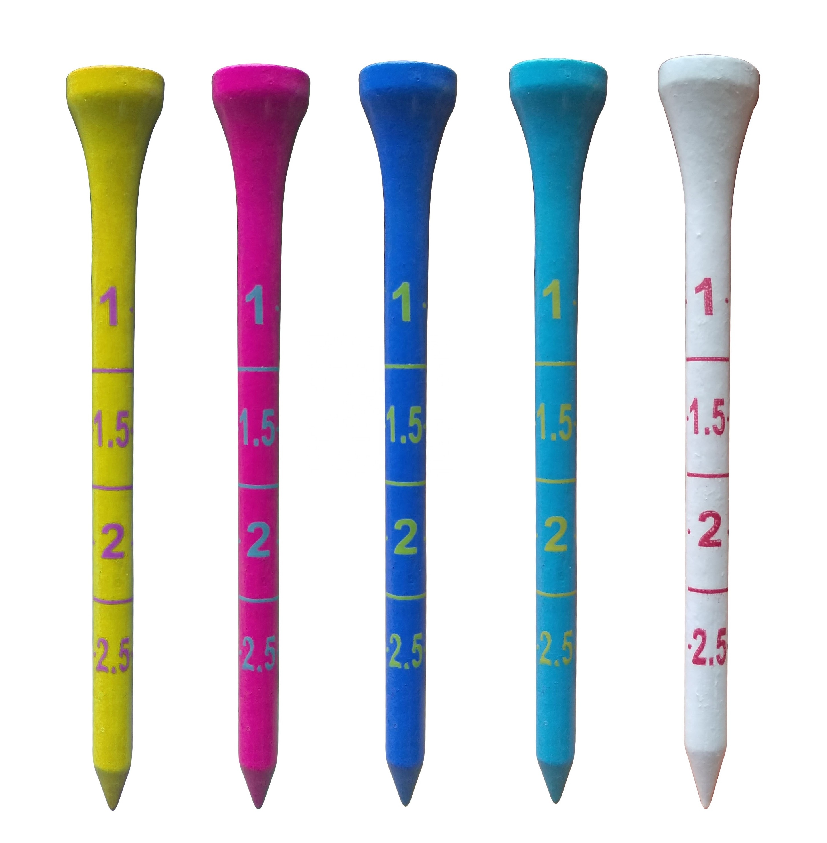 OEM High Quality Customize Professional Golf Tee Multiple Color Plastic Golf Tees