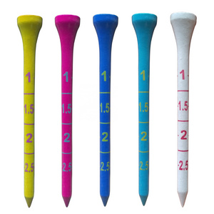 OEM High Quality Customize Professional Golf Tee Multiple Color Plastic Golf Tees